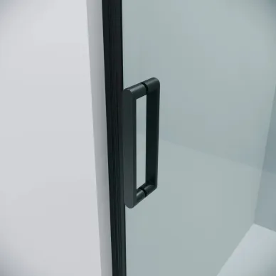Душевой уголок Grossman Classic 130х90х195 см, стекло прозрачное/профиль чёрный 7