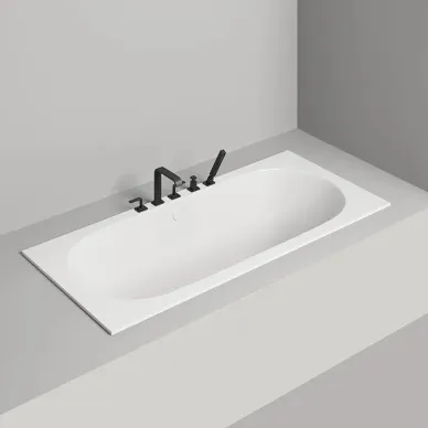 Ванна из литого мрамора Salini Ornella Axis 103411M S-Sense 180x80 см, белая матовая 5
