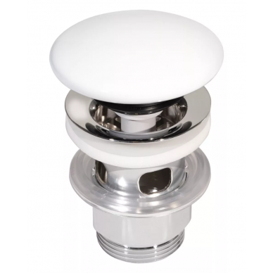 Сливной набор для раковины Villeroy & Boch (8L033401) белый (запираемый) 0