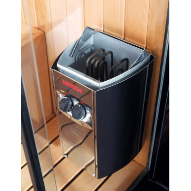 Сауна Orans Diamond (SR-89103LS Black) (180х130) левая 6
