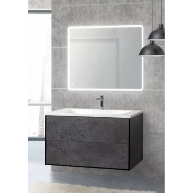 Тумба для ванной Cezares Premier-HPL 100 (manganese) 2