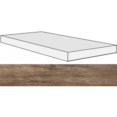 738131 Selection Brown Oak Angolo Gradino DX 40x120x3 0