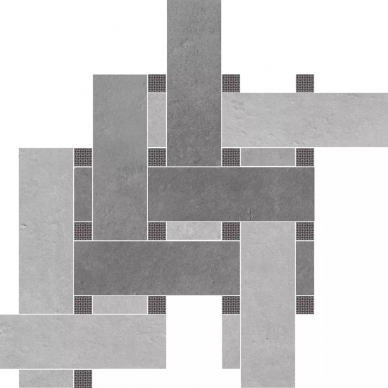 62059 Remix Dark Charc/Grey (Set 2Pz) 40x40 0