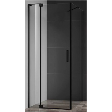 Душевой уголок Cezares Slider (SLIDER-AH-1-80-70/80-BR-NERO) 80x80 см, профиль черный/стекло бронзовое 0