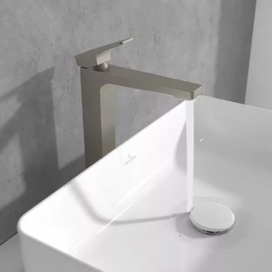 Смеситель для раковины Villeroy & Boch Architectura Square (TVW12500200064) никель сатинированный матовый 7