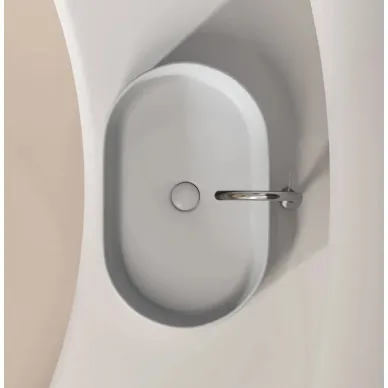 Раковина накладная Ceramicanova Element (CN6048MSG) (60.8 см) серая матовая 5
