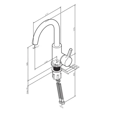 Смеситель для раковины AM.PM X-Joy (F85B02700) хром 7