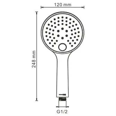 Душевая система Wasserkraft Ems 7600 скрытого монтажа, золото 6