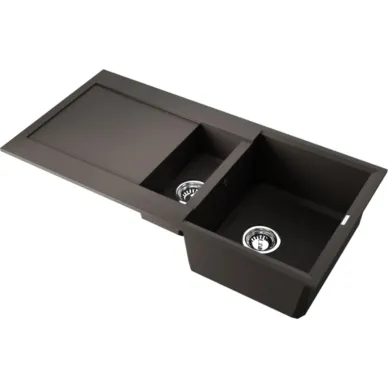 Мойка кухонная Omoikiri Sakaime 100-2-ES 4997219 100x50 см, espresso 0