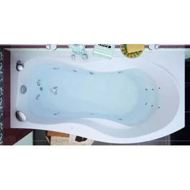 Акриловая ванна Aquanet Borneo (170x75/90) правая без гидромассажа 6