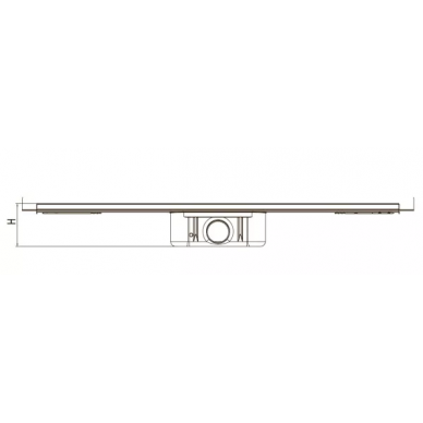 Душевой лоток ACO Showerdrain C 9010.88.08 (408757) 700 мм (сифон 92 мм) 5