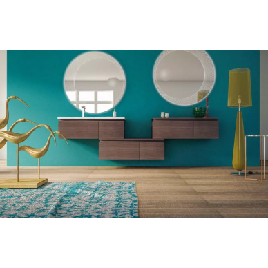 Шкаф подвесной Cezares Avril 100 (rovere scuro soft) 1