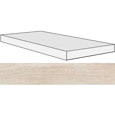 738127 Selection White Oak Angolo Gradino DX 40x120x3 0
