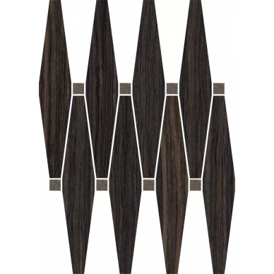 59224 Mos.Losanga Bronze Sat.con Oro 27x35,8 0