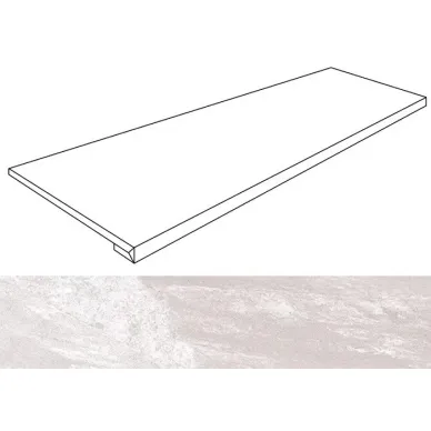 Materia White Solid 2cm Top-100 49.75x99.55 0