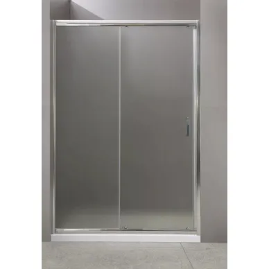 Душевая дверь BelBagno Uno (UNO-195-BF-2-180-P-Cr) 180x195 см, стекло рифленое/профиль хром 3