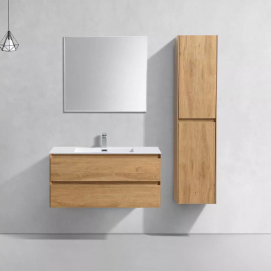 Тумба для ванной Vincea Luka (100 см) (y.oak) 5