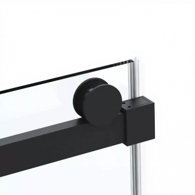 Душевая дверь Vincea Slim Soft (VDS-1SS150CLB) 150x200 см, профиль черный/стекло прозрачное 6