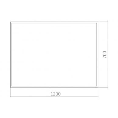 Зеркало Art&Max Aversa (AM-Ave-1200-700-DS-F) (120x70 см) бесконтактный сенсор с LED подсветкой 5