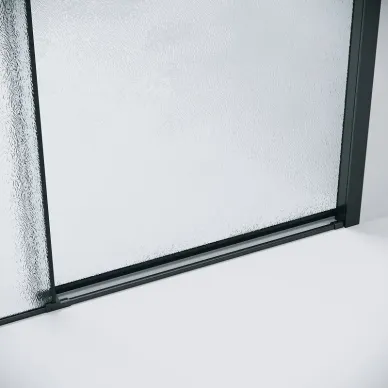 Душевая дверь Grossman Style 100.K33.05.120.21.02 120x195 профиль чёрный/ стекло шиншилла 5
