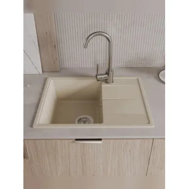 Мойка для кухни  Teymi Hanna Smart T120115 62х48 бежевая матовая 8