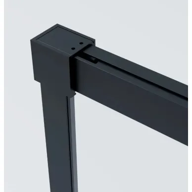 Душевая дверь Vincea Soft 2 VDS-3SO2120CLB 120x200 см, профиль чёрный/стекло прозрачное 1