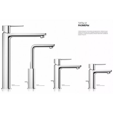 Смеситель для раковины Grohe Lineare New (32114001) 2