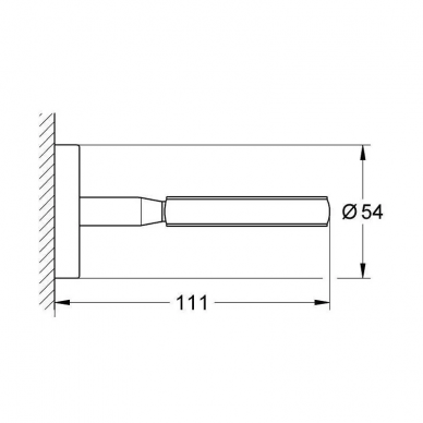 Держатель Grohe Bau Cosmopolitan (40585001) для стакана или мыльницы 1