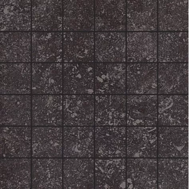 736261 Pietra del Nord Nero Mosaico Anticato Nat 5x5 30x30 0