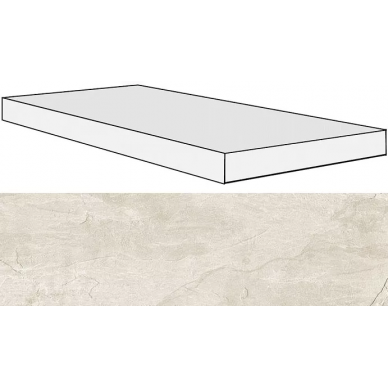 739337 Ardoise Blanc Ang.Gradino DX/SX 33x120x3 0