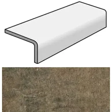 755958 Matieres Brun Elemento Elle Strutturato 15x30x4 0