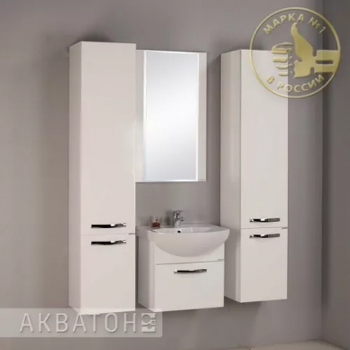 Тумба для ванной Акватон Ария 50 (белый) 6