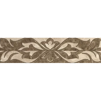 Saloni brown border 01 7.5*30 0