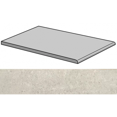 Vulcania Domotec Gris Estruc.Peldano-30 29.75x59.55 0
