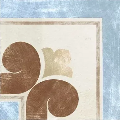 1036839 Via Emilia Angolo Fascia CREMA-AZZURRO 10x10 0