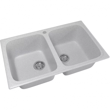 Мойка кухонная Mixline ML-GM23 (525185)	серый 3