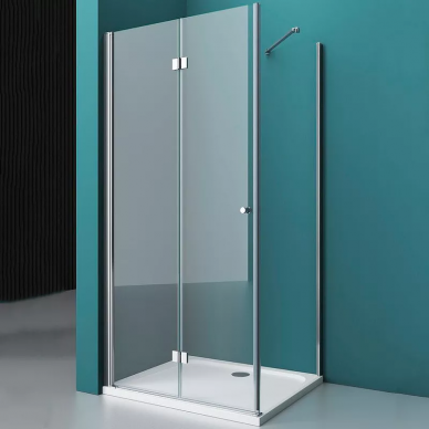 Душевой уголок BelBagno Albano (ALBANO-AS-1-80-C-Cr) 80х80 см, профиль хром/стекло прозрачное 8