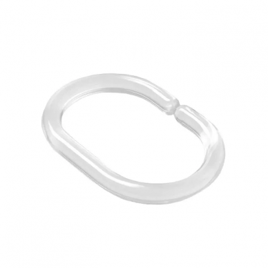 Набор колец для шторы в ванную Iddis Rings (RID012P) прозрачный 0