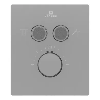 Душевая система Vincea Inspire VSFW-3I21MT2RCH встраиваемая с термостатом и полочкой, хром 6