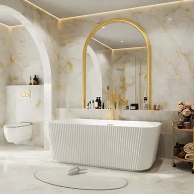 Акриловая ванна Grossman Cristal GR-2028F 170x75 белая 4