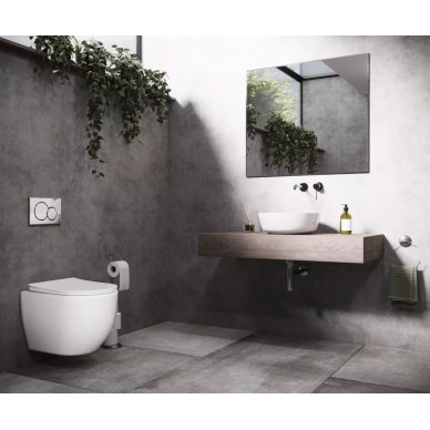 Подвесной унитаз Ceramicanova Mia (CN1805) безободковый с сидением микролифт 5