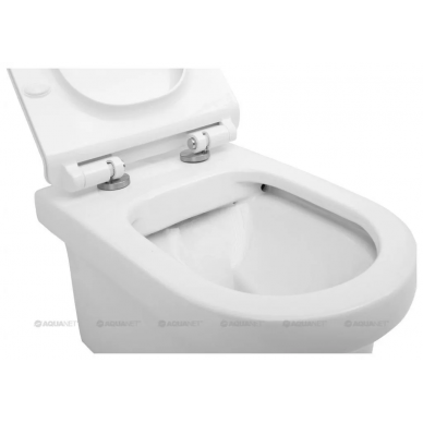 Чаша подвесного унитаза Aquanet Rimless Nova (BL-101N-WHT) микролифт 6