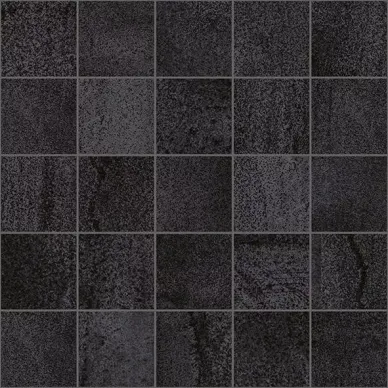 MM34034 Декор Metallica мозаичный чёрный 25х25 0