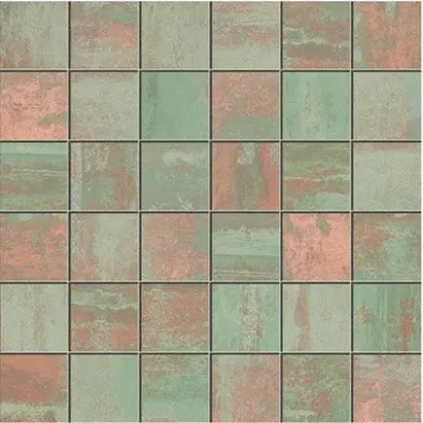 Patina Green Lappato Mosaico 5x5 29.75x29.75 0