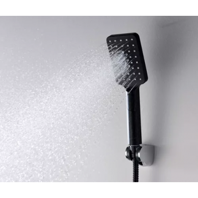 Ручной душ Wasserkraft Abens 2000 (A130) черный матовый 1