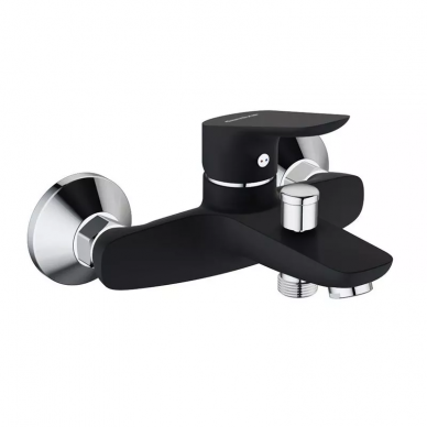 Душевая система Dorff Comfort (D0708010BL) со смесителем черный/хром 5