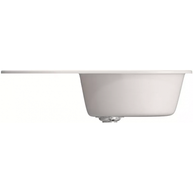 Мойка кухонная Mixline ML-GM16	(525115) белый 1