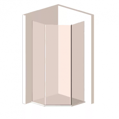 Душевой уголок Vincea Stresa (VSP-1S100CLB) 100x100х195 см, профиль черный/стекло прозрачное 8
