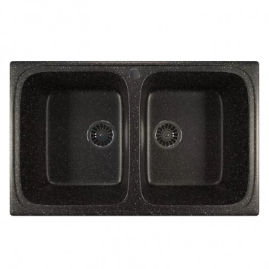 Мойка кухонная Mixline ML-GM23 (525186) черный 0