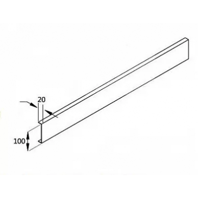 Панель для душевого поддона Cezares Tray (TRAY-AS-RH-120/90-100-SCR-L) левая, белый 1